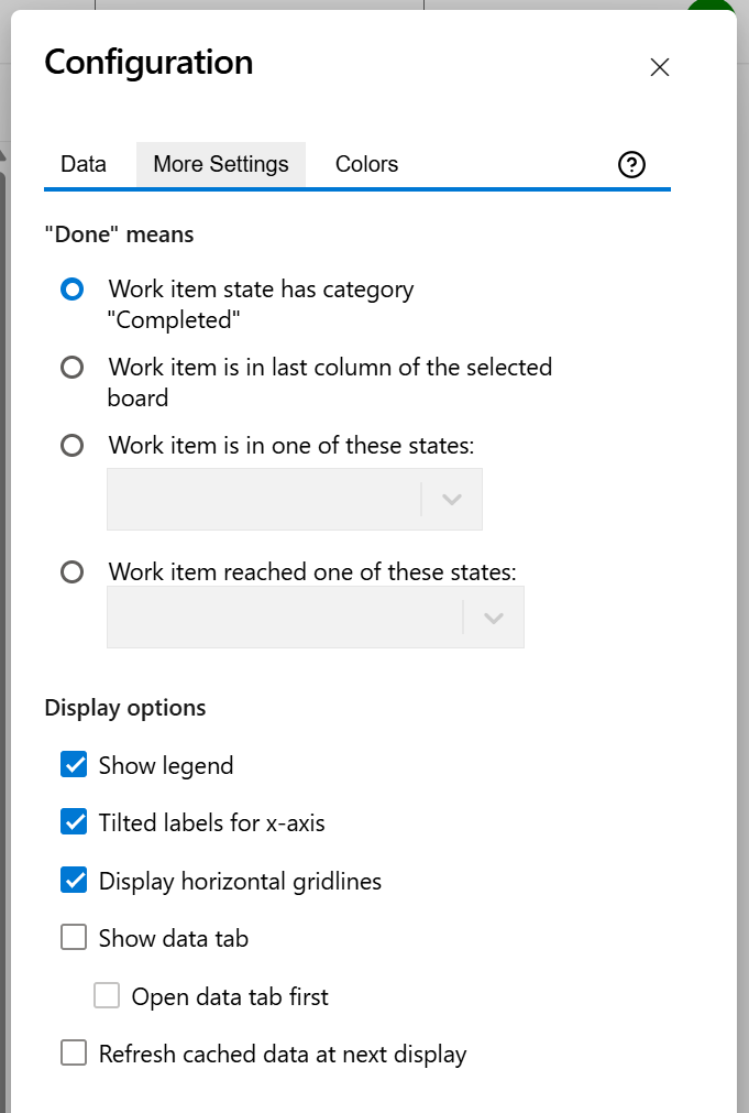 Kanban velocity configuration - more settings tab.png