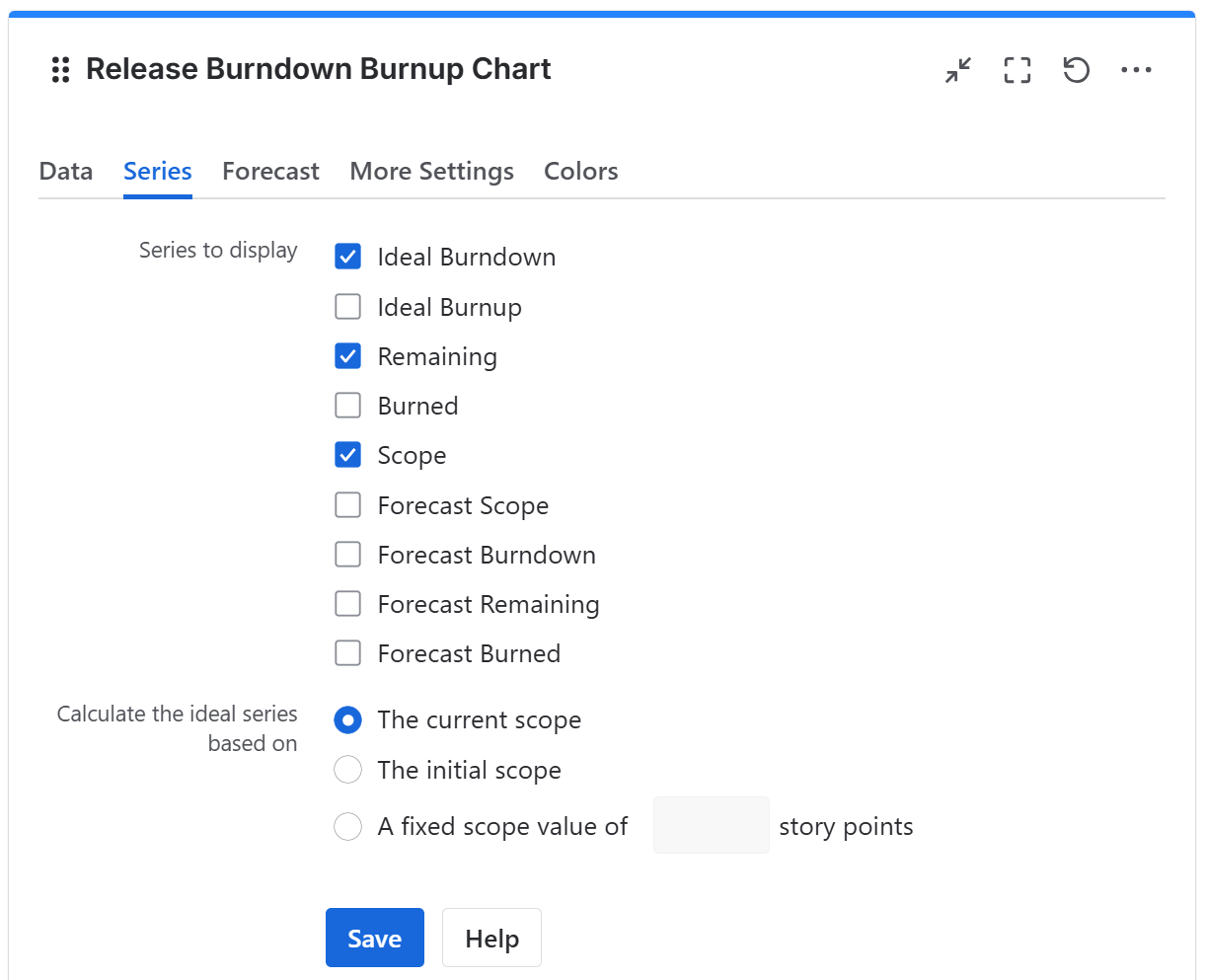 Release burndown burnup in Jira - series tab.png