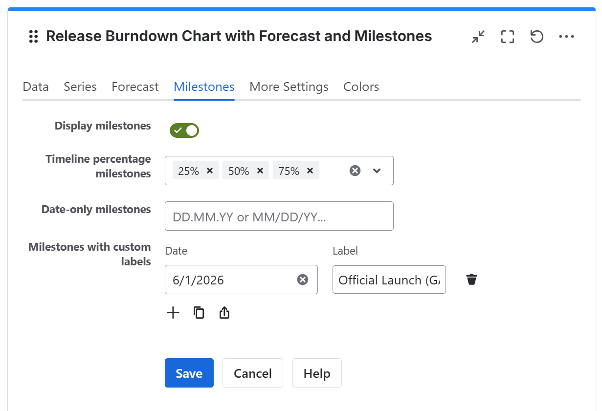 Release burndown burnup configuration - milestones tab.png